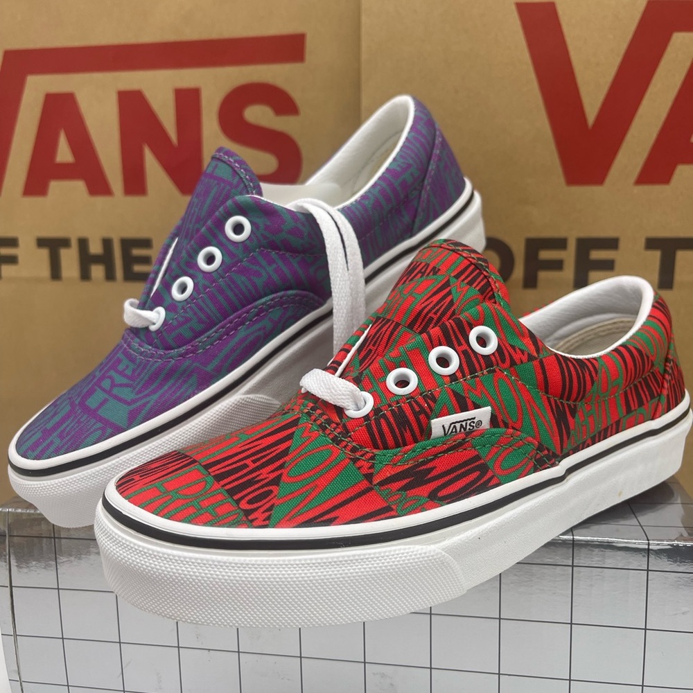 Vans Era (Moma)Faithringgold/True White Sneakers 
VN0A4BV41UC
Red Purple Graphic - Picture 3 of 16